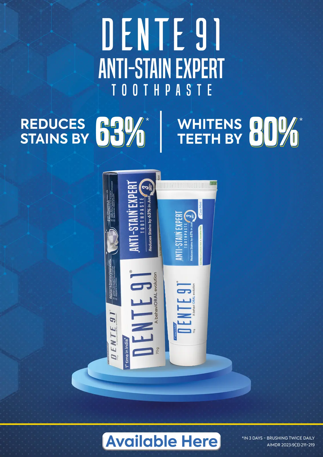 Anti-Stain Product Card — Dente91