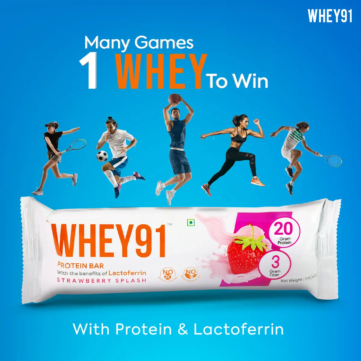 Athlete Nutrition — Whey91