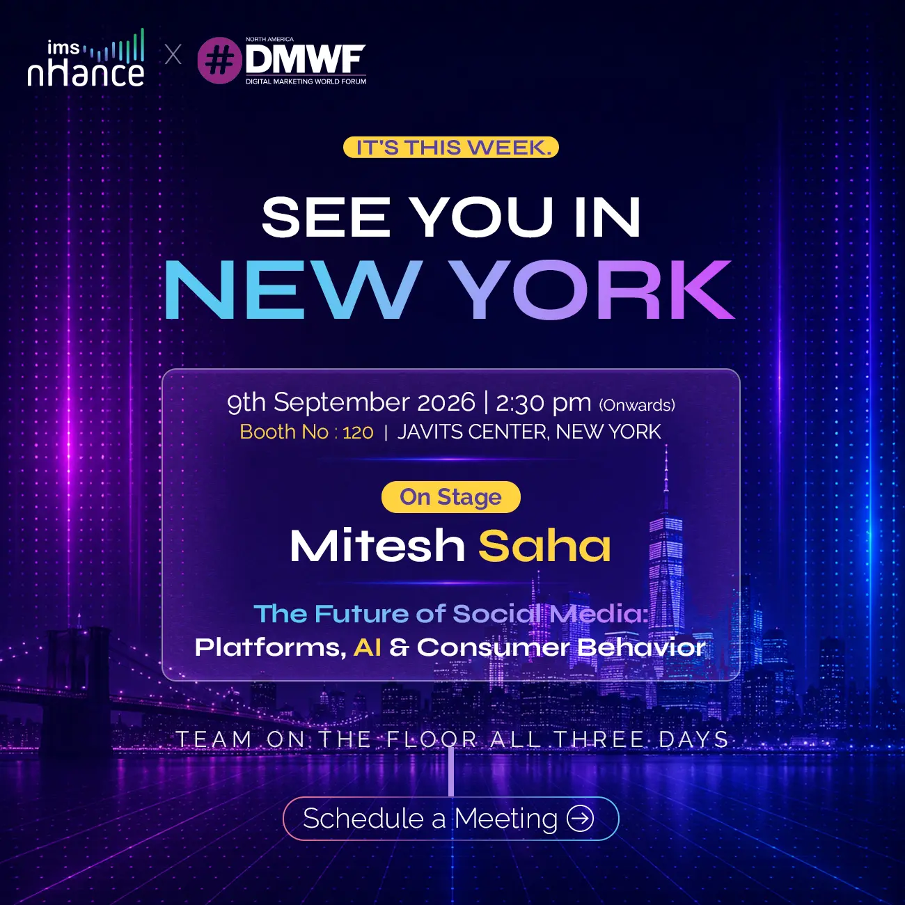 See You in New York — IMS nHance × DMWF