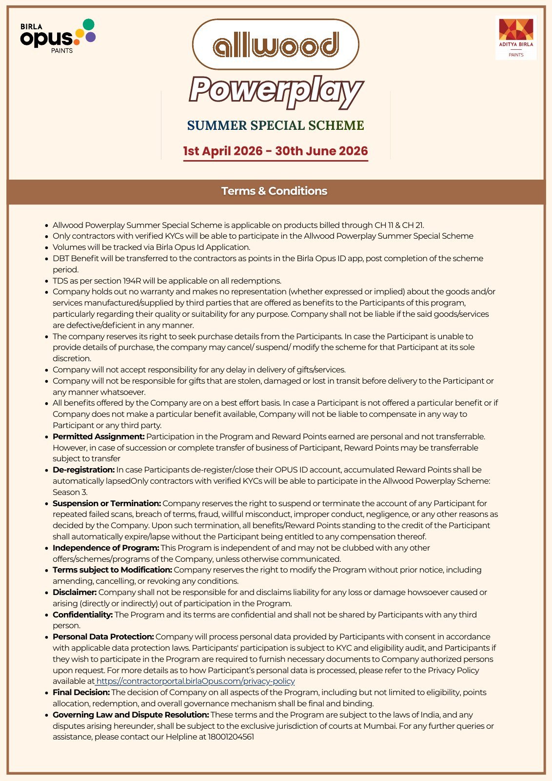 Allwood Powerplay · Madhya Pradesh — page 4 of 4